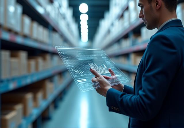 Retail warehouse and inventory management visualization